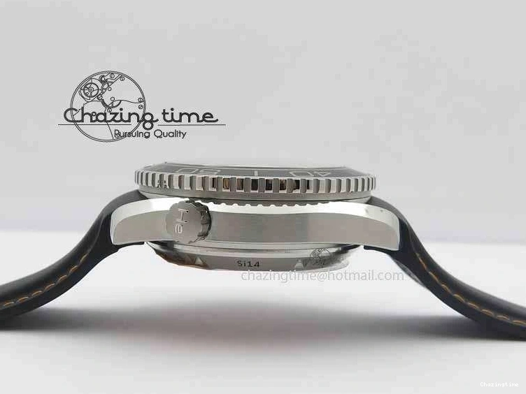 0115 Planet Ocean Master Chrono 45mm SS OM 1:1 Best Edition Black Dial Orange 12 On Rubber Strap A Durable 8169